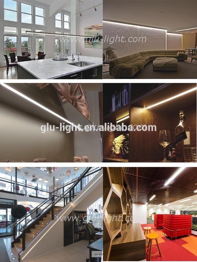 24V 4 OZ Cu PCB 2216 led strip 280led/m, dot free linear aluminum 2216 led strips