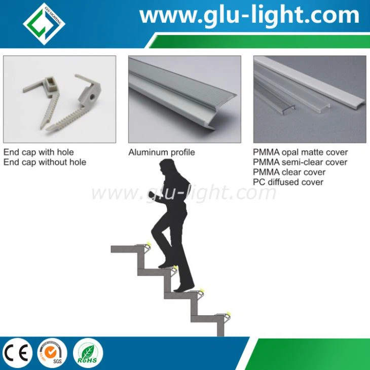 China supplier direct sale LED Aluminum Profil Stairs LED Profile