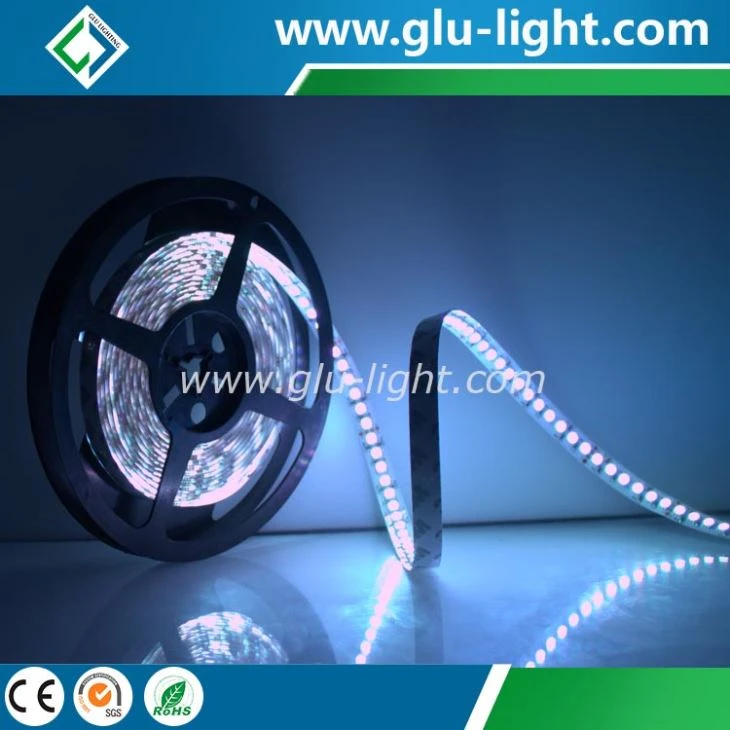 China shenzhen factory 12mm 12V/24V 4OZ 5050 epistar RGB led strip tape 120leds/m