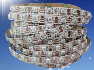 DC5V 주소 지정 가능 5050 RGB 내장-IC WS2812B Led 스트립(60 Led/m 4 OZ 양면 PCB 포함)